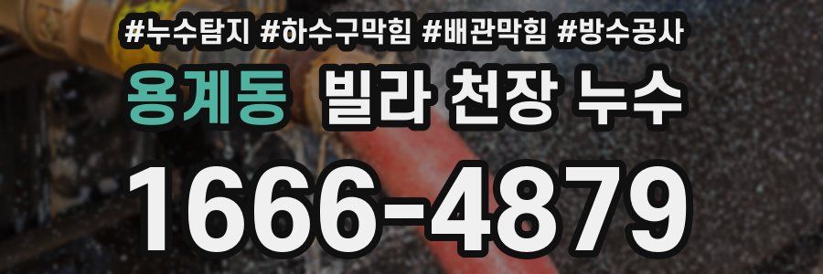 용계동 빌라 천장 누수