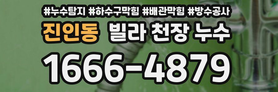 진인동 빌라 천장 누수