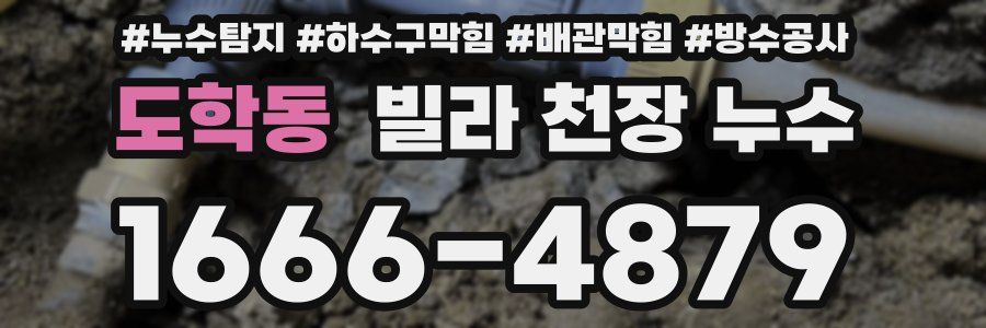 도학동 빌라 천장 누수
