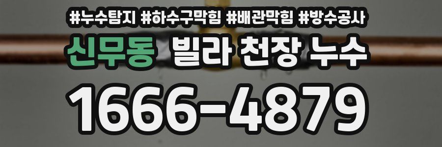 신무동 빌라 천장 누수