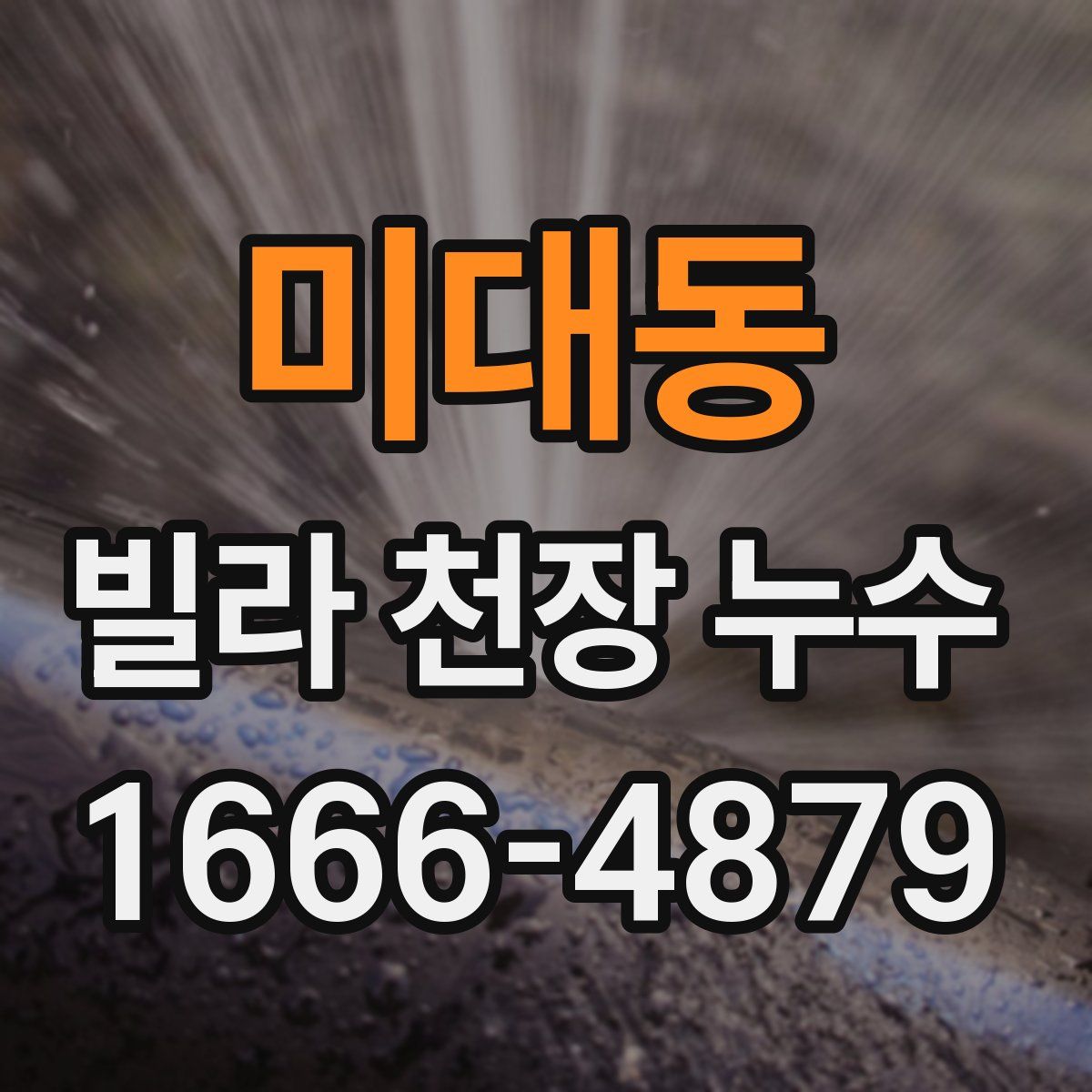 미대동 빌라 천장 누수