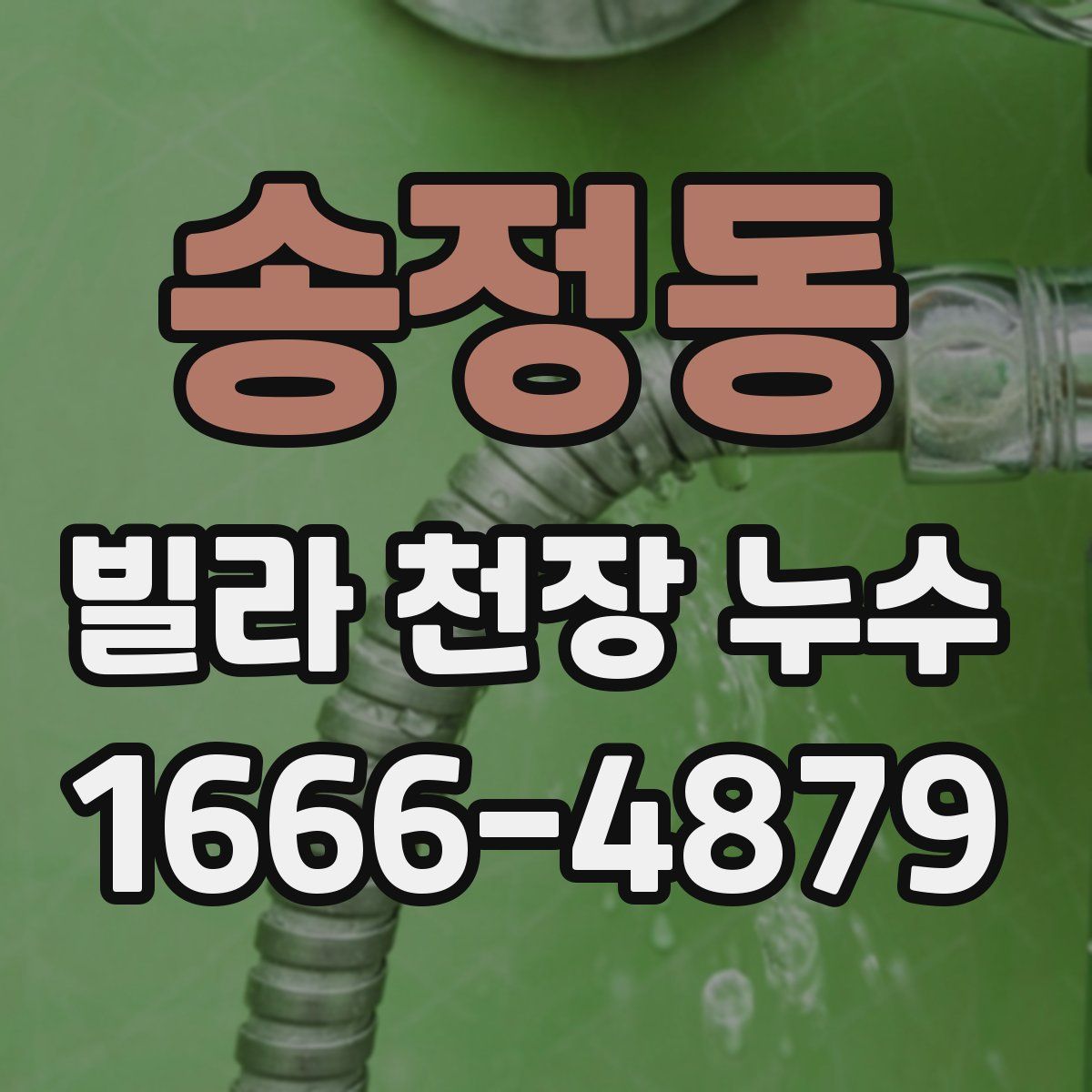 송정동 빌라 천장 누수