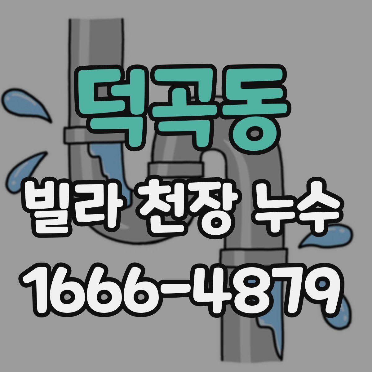 덕곡동 빌라 천장 누수