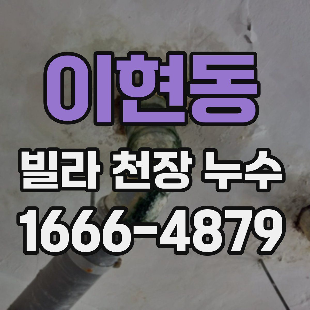 이현동 빌라 천장 누수