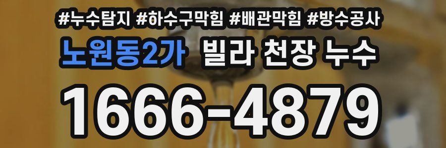 노원동2가 빌라 천장 누수
