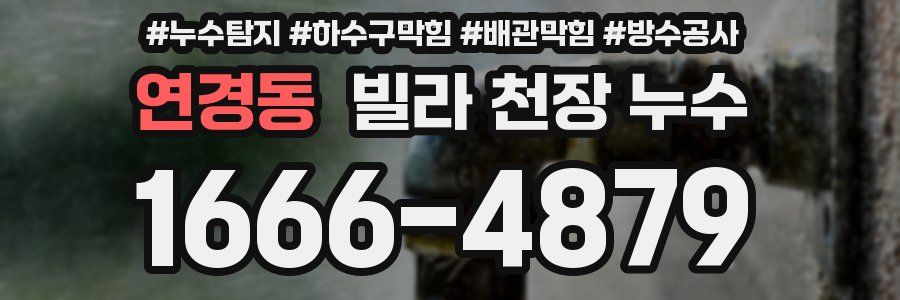 연경동 빌라 천장 누수