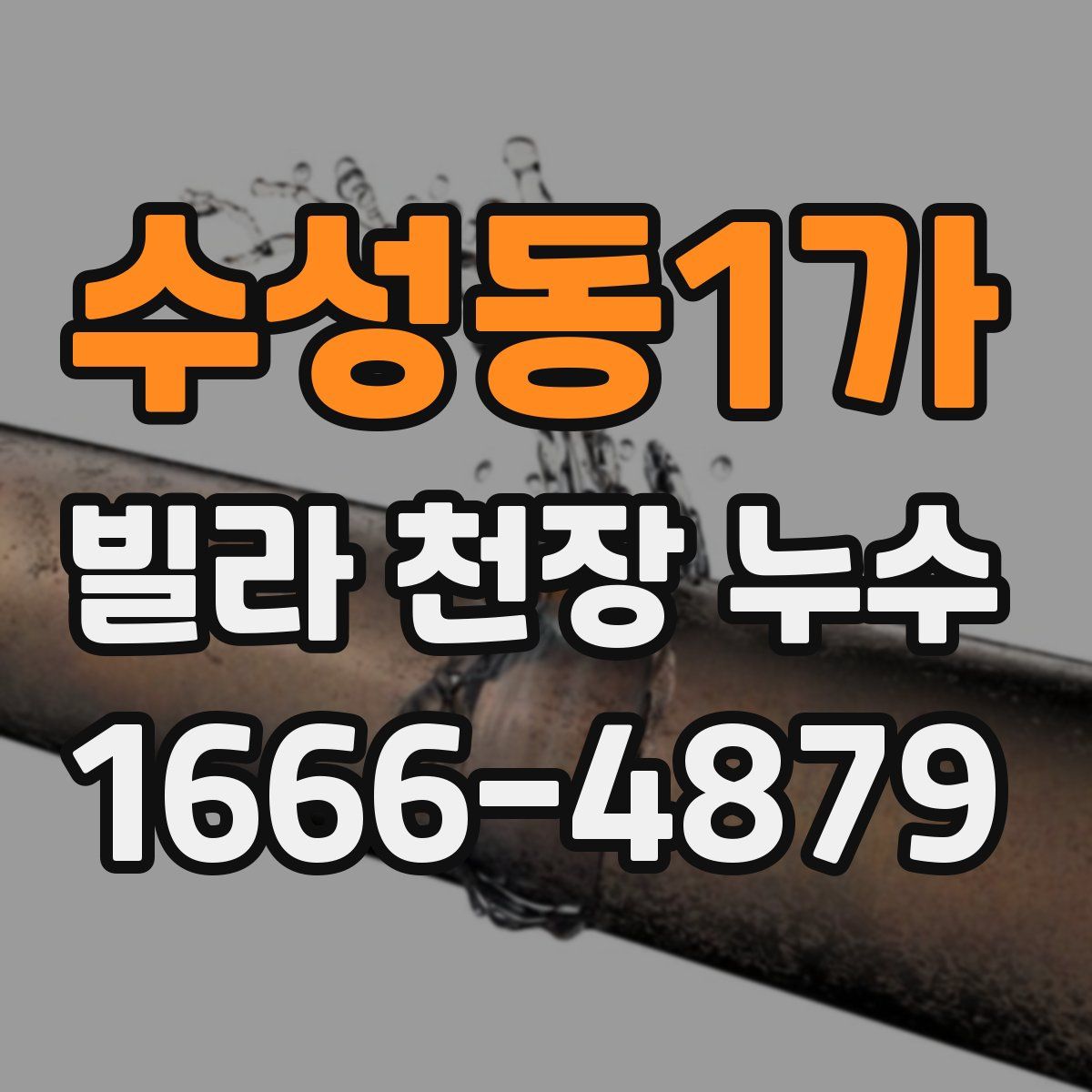 수성동1가 빌라 천장 누수