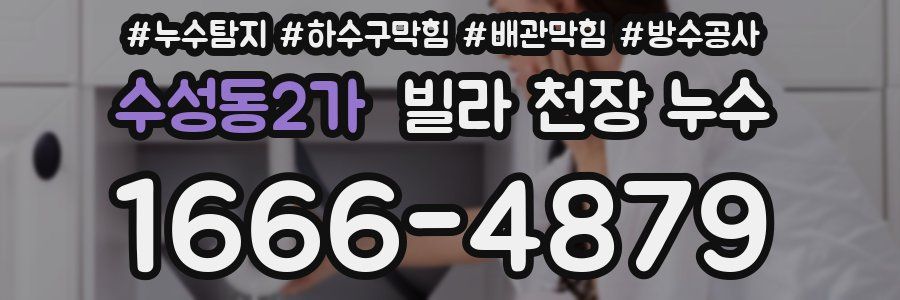 수성동2가 빌라 천장 누수