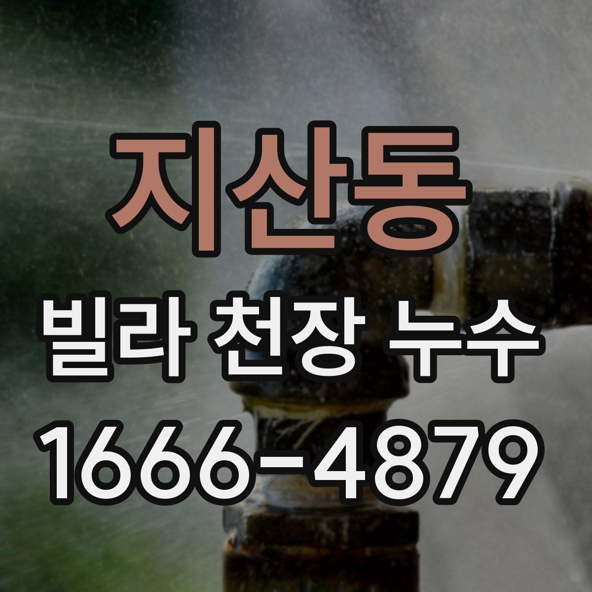 지산동 빌라 천장 누수