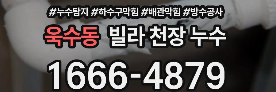 욱수동 빌라 천장 누수