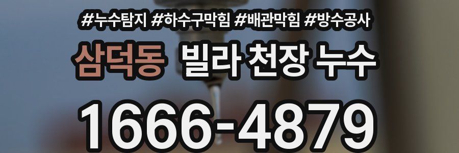 삼덕동 빌라 천장 누수