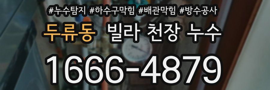 두류동 빌라 천장 누수