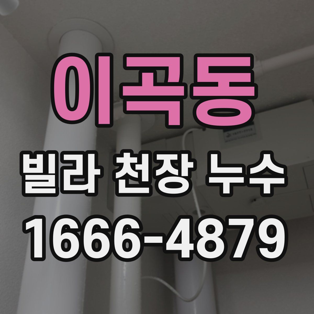 이곡동 빌라 천장 누수