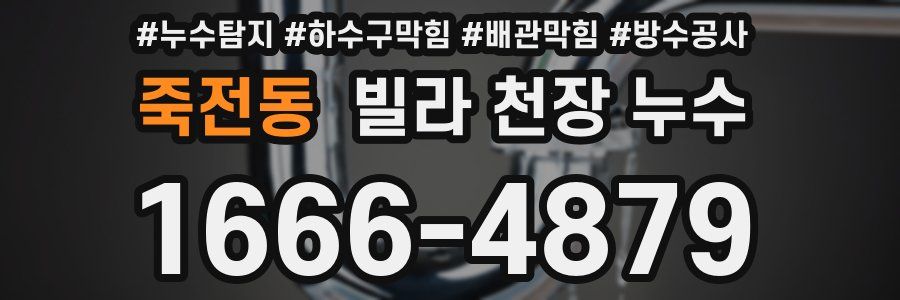 죽전동 빌라 천장 누수