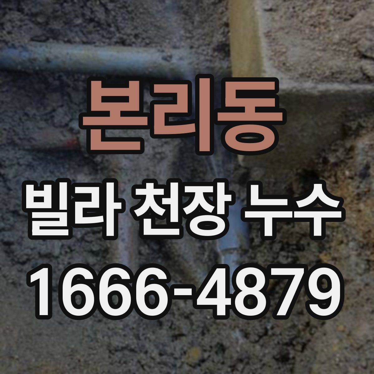 본리동 빌라 천장 누수