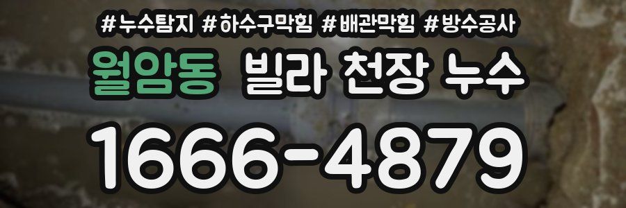 월암동 빌라 천장 누수