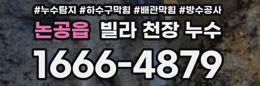논공읍 빌라 천장 누수