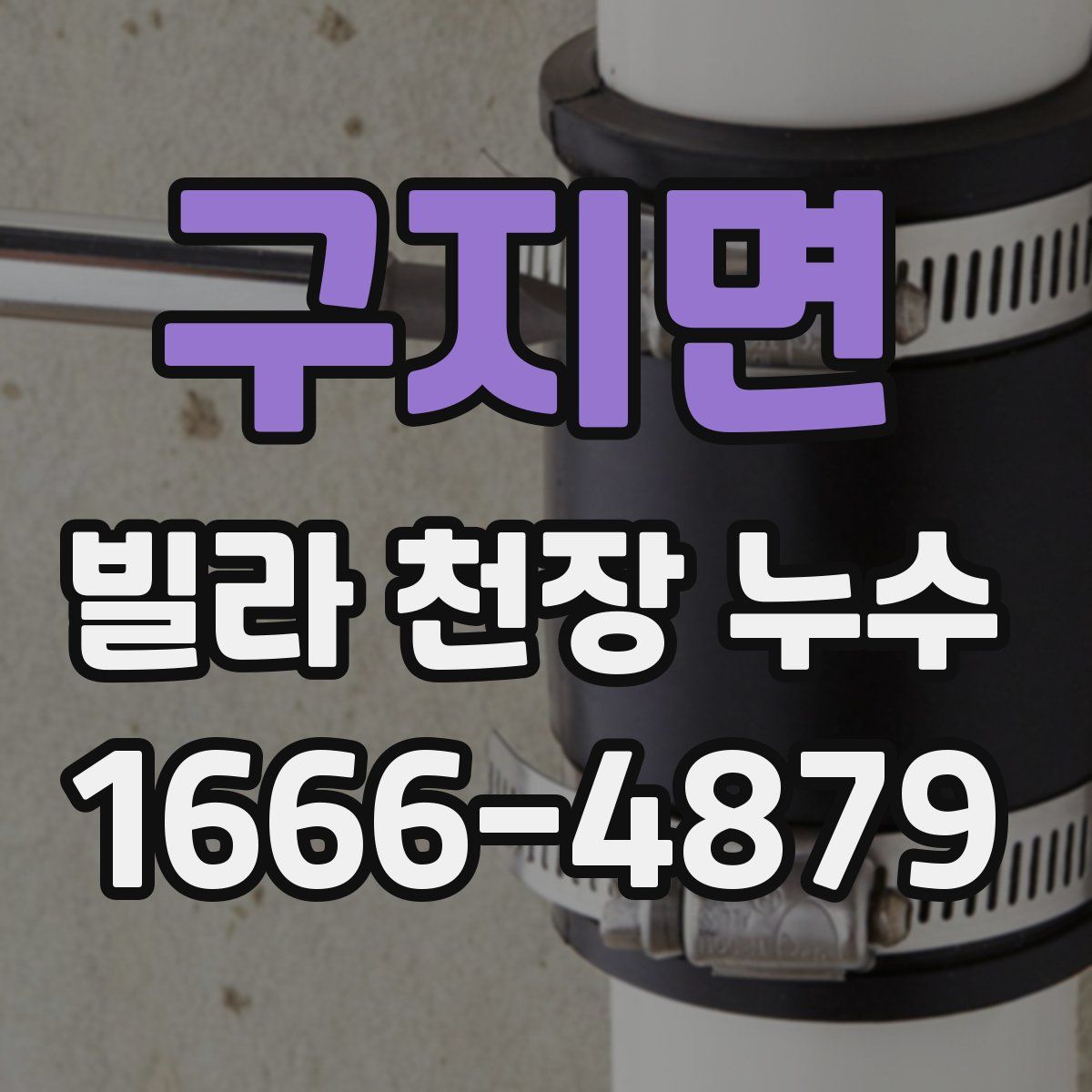 구지면 빌라 천장 누수