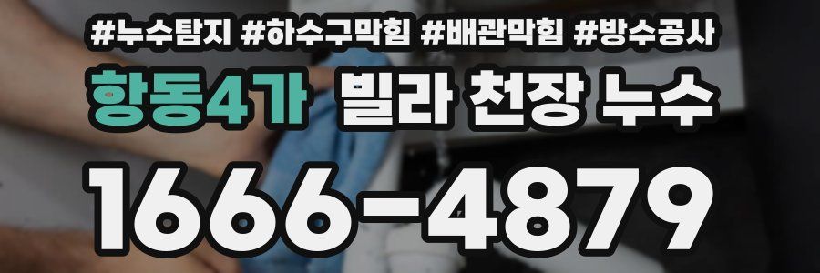 항동4가 빌라 천장 누수