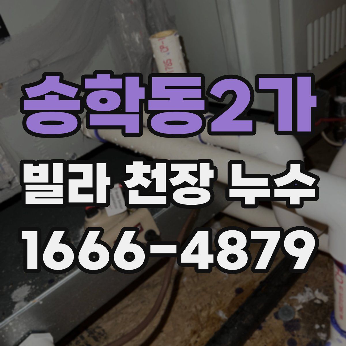 송학동2가 빌라 천장 누수