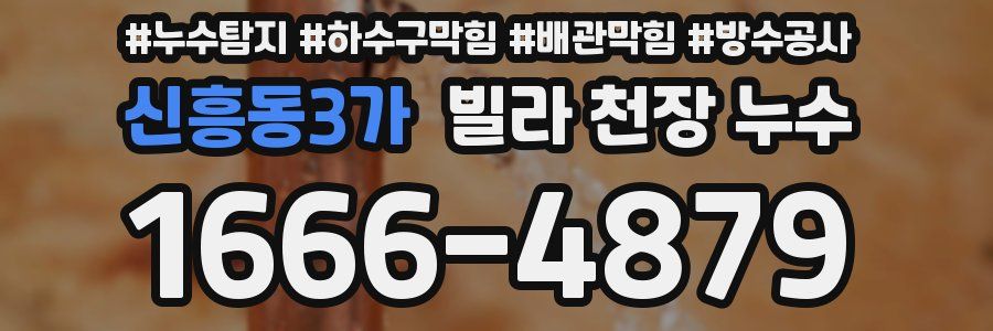 신흥동3가 빌라 천장 누수