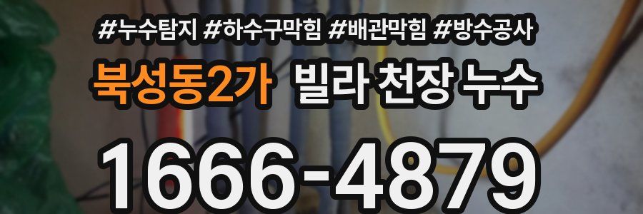 북성동2가 빌라 천장 누수