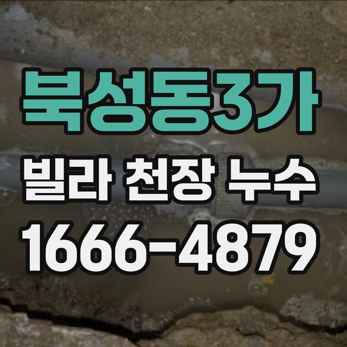 북성동3가 빌라 천장 누수