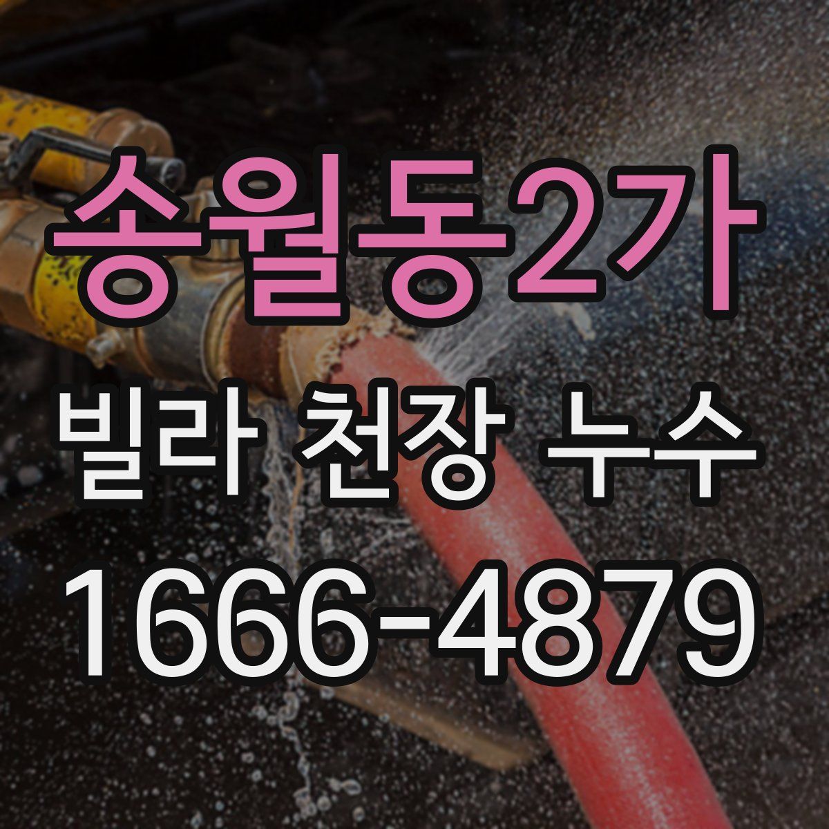송월동2가 빌라 천장 누수