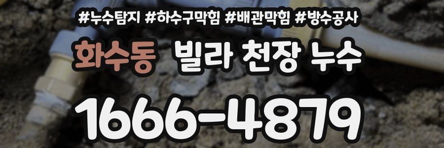 화수동 빌라 천장 누수