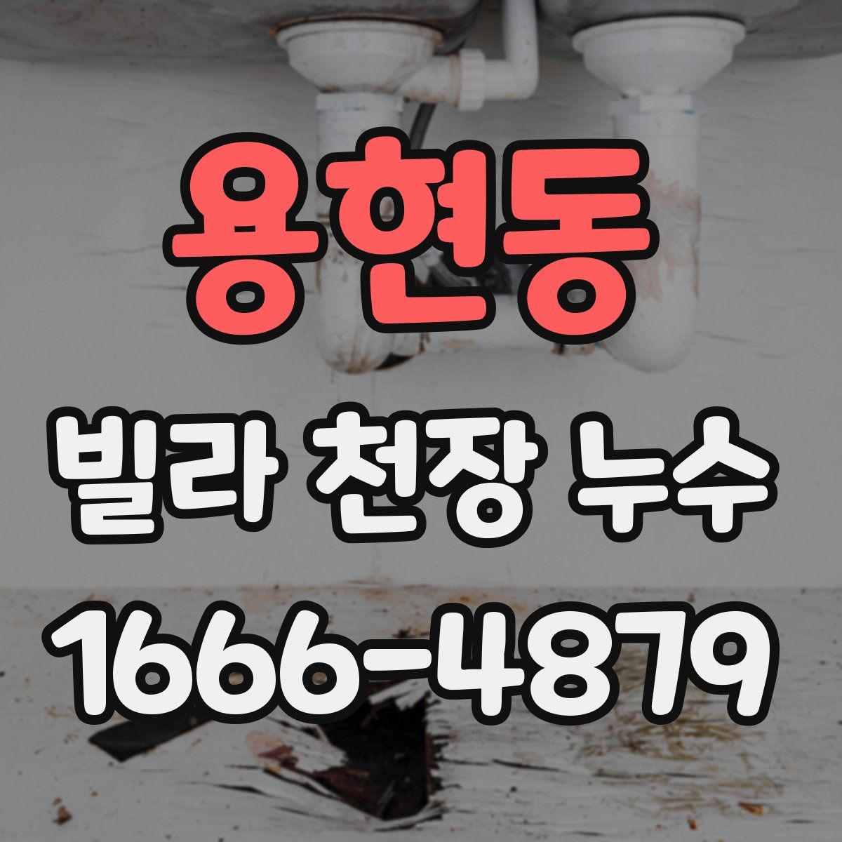 용현동 빌라 천장 누수