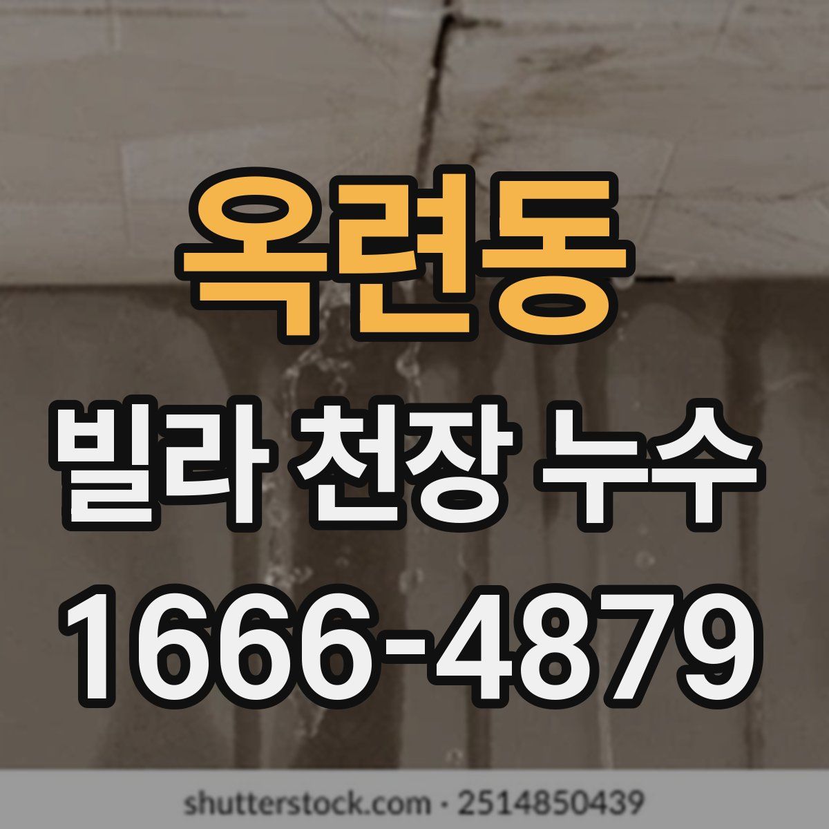 옥련동 빌라 천장 누수