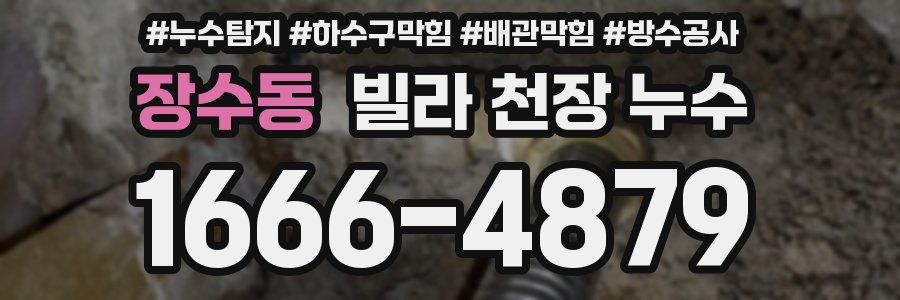 장수동 빌라 천장 누수