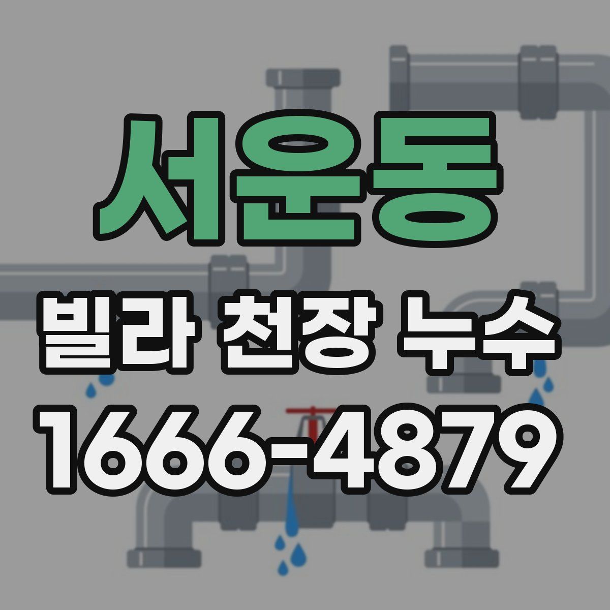서운동 빌라 천장 누수