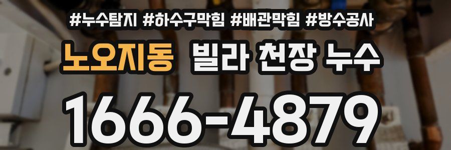 노오지동 빌라 천장 누수