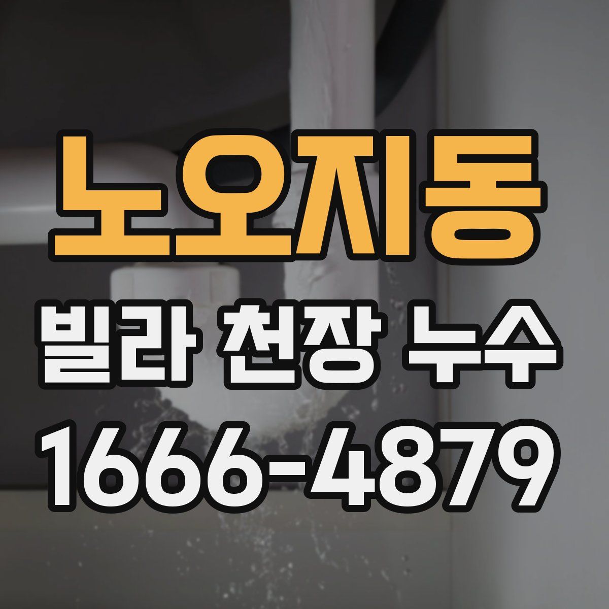 노오지동 빌라 천장 누수