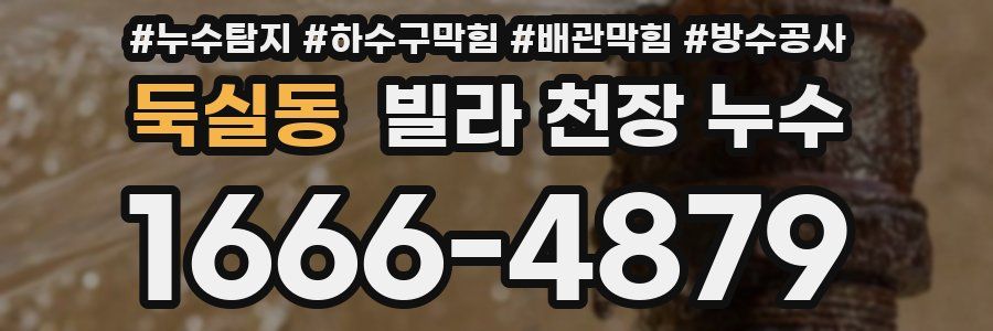 둑실동 빌라 천장 누수
