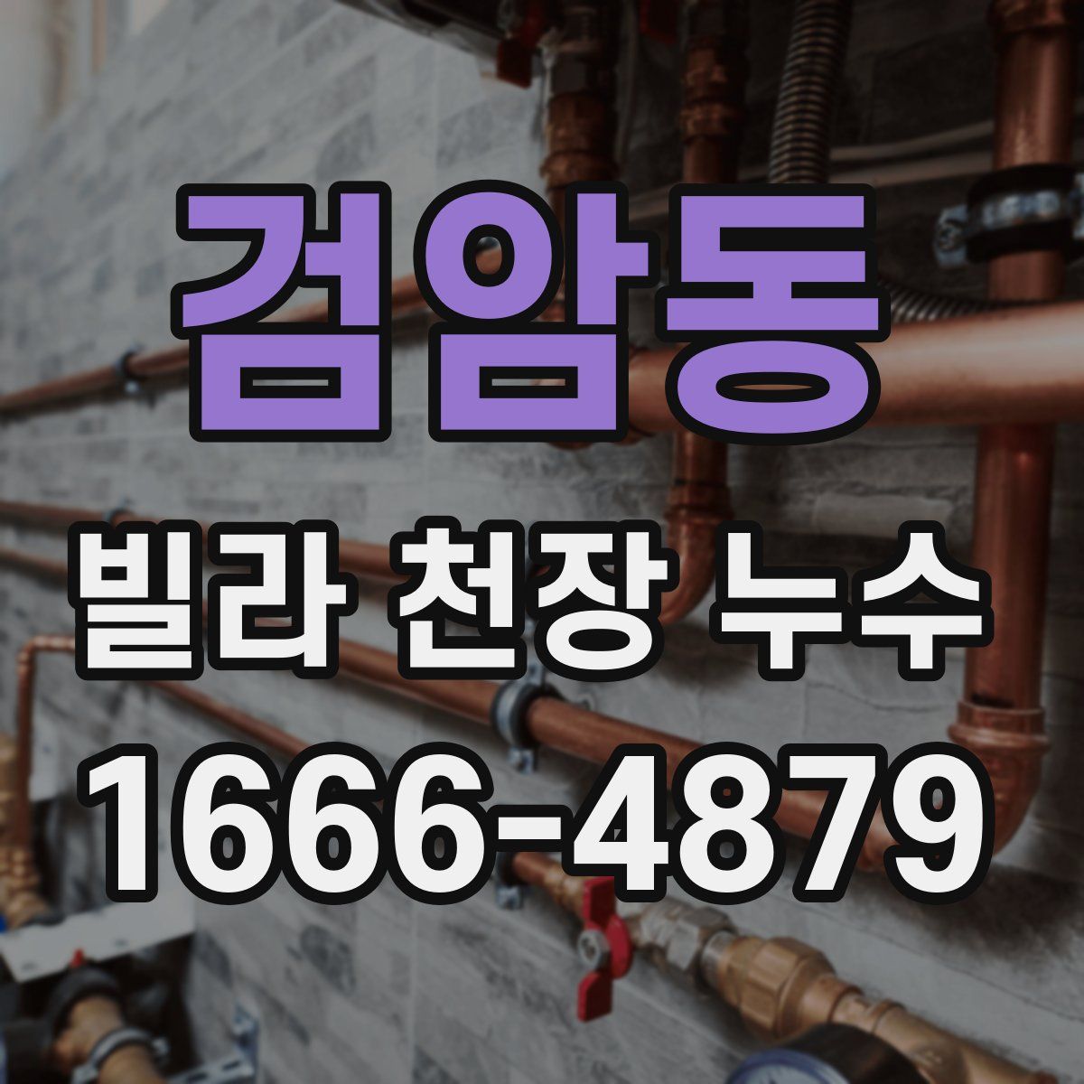 검암동 빌라 천장 누수