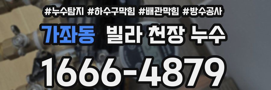 가좌동 빌라 천장 누수