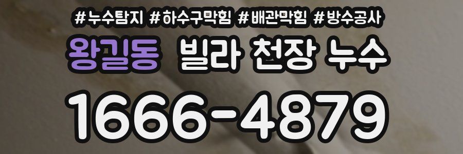 왕길동 빌라 천장 누수