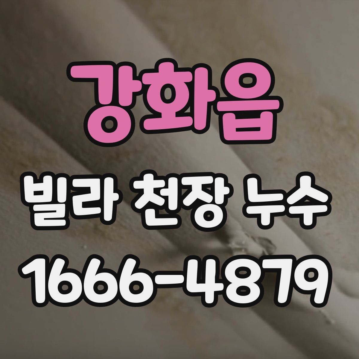 강화읍 빌라 천장 누수