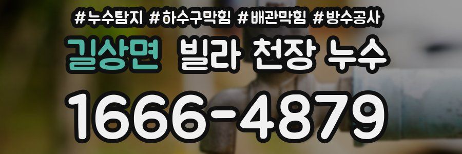 길상면 빌라 천장 누수