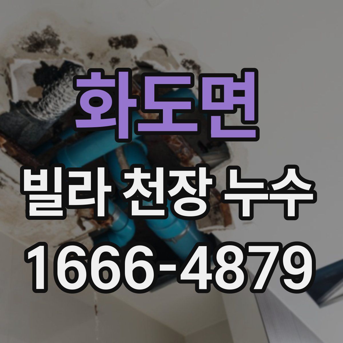 화도면 빌라 천장 누수