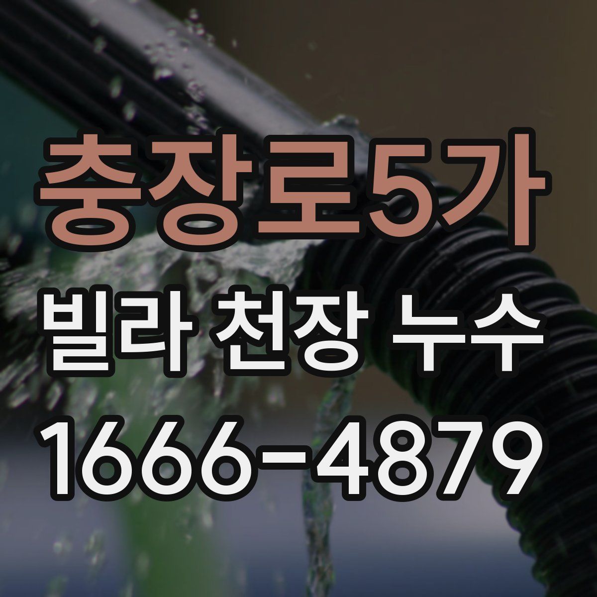 충장로5가 빌라 천장 누수