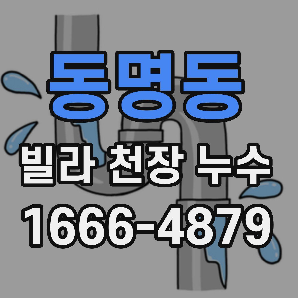 동명동 빌라 천장 누수