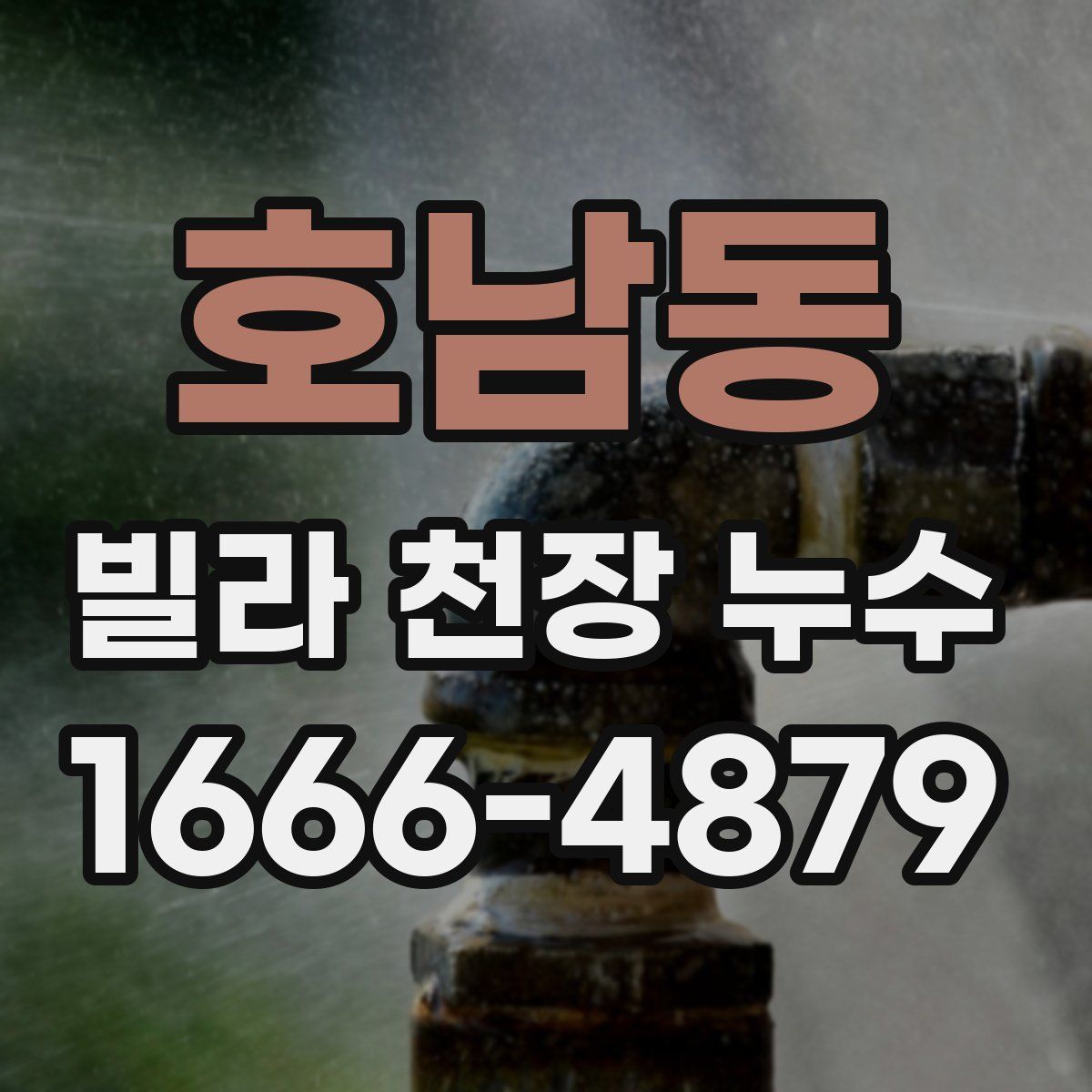 호남동 빌라 천장 누수