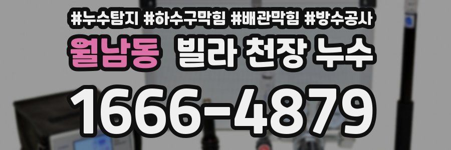 월남동 빌라 천장 누수