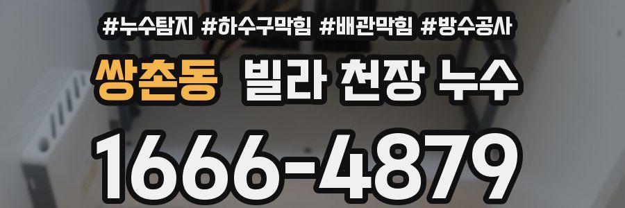 쌍촌동 빌라 천장 누수