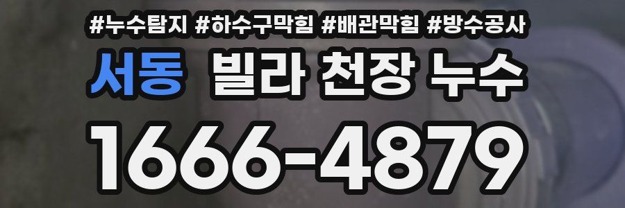 서동 빌라 천장 누수