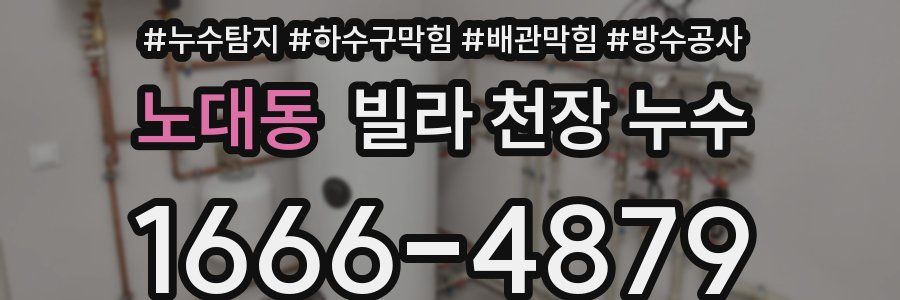 노대동 빌라 천장 누수