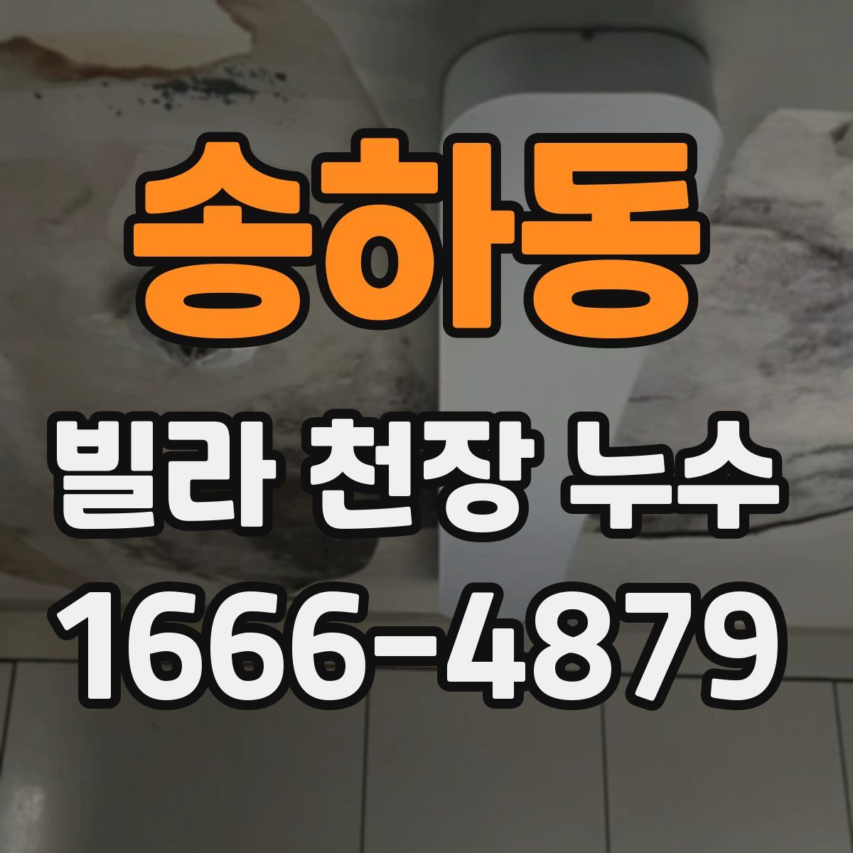 송하동 빌라 천장 누수